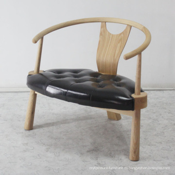 Mobiliario de diseño clásico Sofá Sofá con pierna de madera maciza
